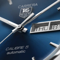 Carrera Calibre 5 Blue Steel Mens Watch WAR201E.BA0723
