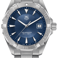 Tag Heuer Aquaracer Quartz Blue Dial Silver Steel Strap Watch for Men - WAY1112.BA0928