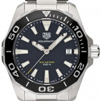 Tag Heuer Aquaracer Black Dial Silver Steel Strap Watch for Men - WAY111A.BA0928