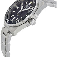 Tag Heuer Aquaracer Black Dial Silver Steel Strap Watch for Men - WAY111A.BA0928