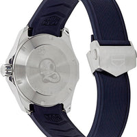 Tag Heuer Aquaracer Blue Dial Blue Rubber Strap Watch for Men - WAY111C.FT6155