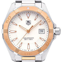Tag Heuer Aquaracer White Dial Watch for Men - WAY1150.BD0911