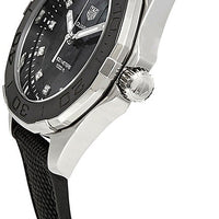 Tag Heuer Aquaracer Quartz Mother of Pearl Black Dial Black NATO Strap Watch for Women - WAY131M.FT6092