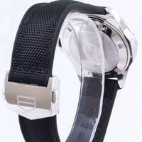 Tag Heuer Aquaracer Quartz Mother of Pearl Black Dial Black NATO Strap Watch for Women - WAY131M.FT6092