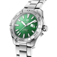 TAG Heuer Aquaracer Calibre 5 Automatic Green Dial Watch - WAY2015.BA0927