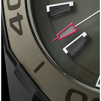 Tag Heuer Aquaracer Automatic Green Dial Khakhi Green Nylon Strap Watch for Men - WAY208E.FC8222