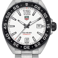 Tag Heuer Formula 1 White Dial Silver Steel Strap Watch for Men - WAZ1111.BA0875