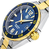 Tag Heuer Formula 1 Analog Blue Dial Two Tone Steel Strap Watch for Men - WAZ1120.BB0879