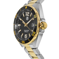 Tag Heuer Formula 1 Quartz Black Dial Two Tone Steel Strap Watch for Men - WAZ1121.BB0879