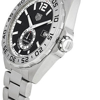 Tag Heuer Formula 1 Automatic Black Dial Silver Steel Strap Watch for Men - WAZ2012.BA0842