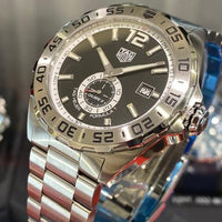 Tag Heuer Formula 1 Automatic Black Dial Silver Steel Strap Watch for Men - WAZ2012.BA0842