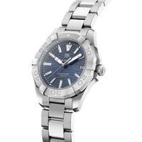 Tag Heuer Aquaracer Blue Dial Silver Steel Strap Watch for Women - WBD131D.BA0748