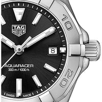 Tag Heuer Aquaracer Quartz Black Dial Silver Steel Strap Watch for Women - WBD1410.BA0741