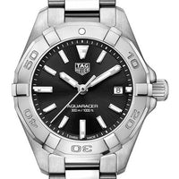 Tag Heuer Aquaracer Quartz Black Dial Silver Steel Strap Watch for Women - WBD1410.BA0741