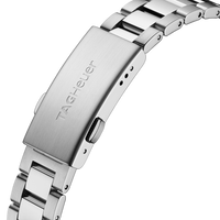Tag Heuer Aquaracer Quartz Black Dial Silver Steel Strap Watch for Women - WBD1410.BA0741