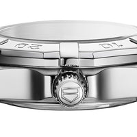 Tag Heuer Aquaracer Quartz Black Dial Silver Steel Strap Watch for Women - WBD1410.BA0741