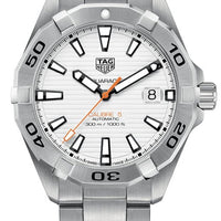 Tag Heuer Aquaracer Automatic White Dial Silver Steel Strap Watch for Men - WBD2111.BA0928