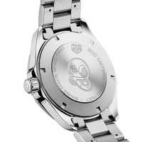 Tag Heuer Aquaracer Calibre 5 Grey Dial Silver Steel Strap Watch for Men - WBD2113.BA0928