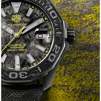 Tag Heuer Aquaracer Carbon Dial Watch for Men - WBD218B.FC6446