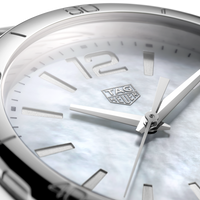 Tag Heuer Formula 1 Mother of Pearl White Dial Silver Steel Strap Watch for Women - WBJ1318.BA0666