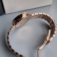 Emporio Armani Rosa Mother of Pearl Dial Rose Gold Steel Strap Watch For Women - AR11462
