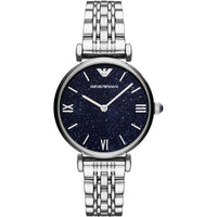 Emporio Armani AR11091 Ladies’ Blue Sparkle Dial Stainless Steel Watch