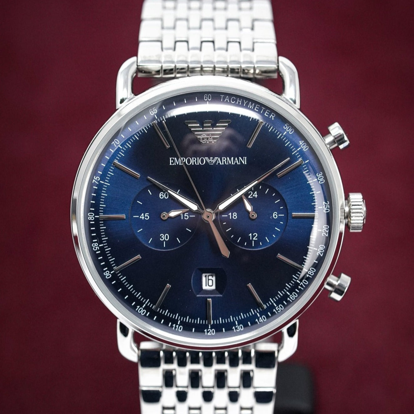 Emporio Armani AR11238 Men's Aviator Chronograph Watch