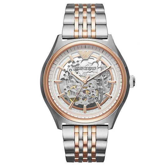 Emporio Armani AR60002 Men's Meccanico Two-Tone Watch