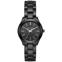 Michael Kors MK3587 Ladies Slim Runway Black Watch