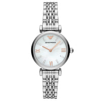 Emporio Armani AR11204 Ladies Automatic T-Bar Gianni Silver Watch