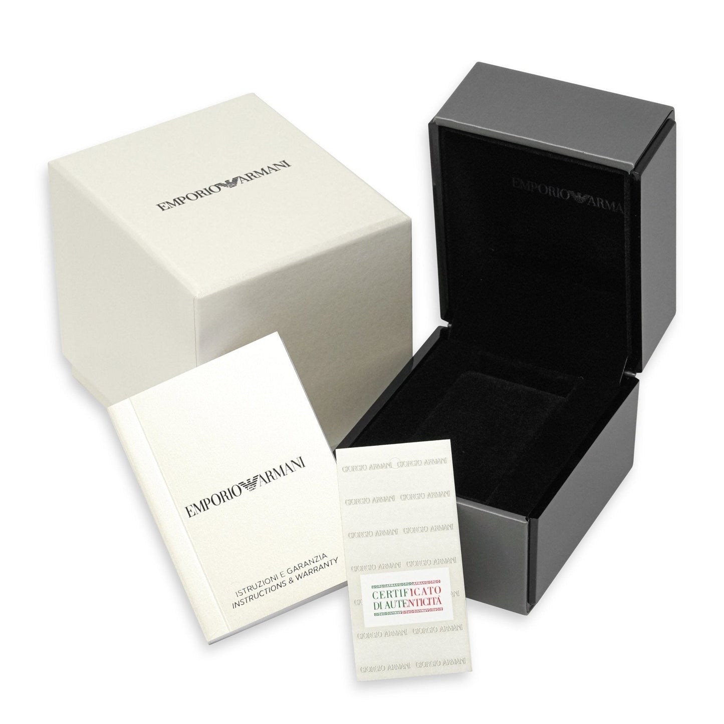 Emporio Armani AR11204 Ladies Automatic T-Bar Gianni Silver Watch