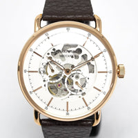 Emporio Armani AR60027 Men's Automatic Meccanico Skeleton Watch