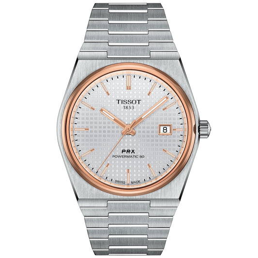 Tissot Prx Powermatic 80 Men's Rose Gold Watch T1374072103100