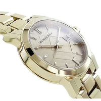 Burberry Ladies Watch The City 34mm Champagne Gold BU9134