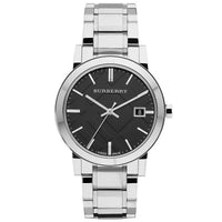 Burberry Unisex Watch The City 38mm Steel Black BU9001