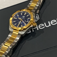 Tag Heuer Aquaracer Calibre 5 Blue Dial Two Tone Steel Strap Watch for Women - WBD2120.BB0930