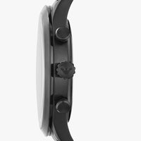 Emporio Armani Giovanni Chronograph Black Dial Black Steel Strap Watch For Men - AR11349