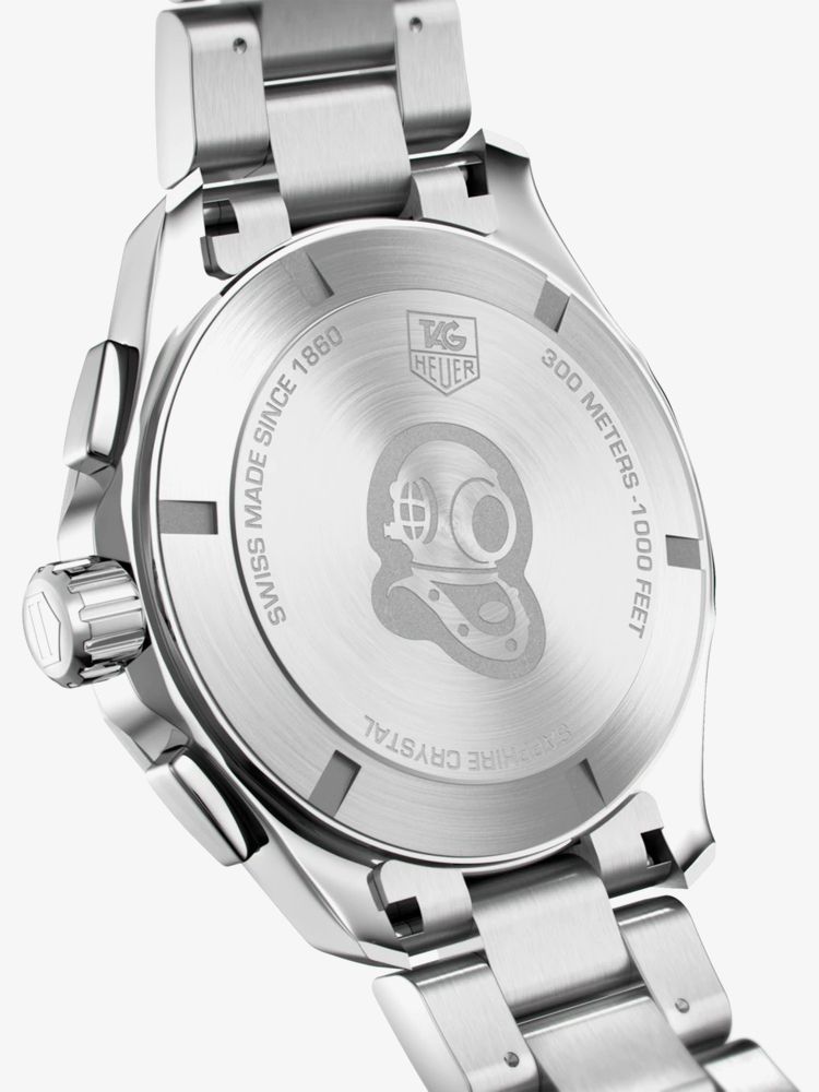 Tag Heuer Aquaracer Chronograph Black Dial Silver Steel Strap Watch for Men - CAY1110.BA0927