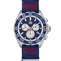 Tag Heuer Formula 1 Redbull Edition Chronograph Blue Dial Blue NATO Strap Watch for Men - CAZ1018.FC8213