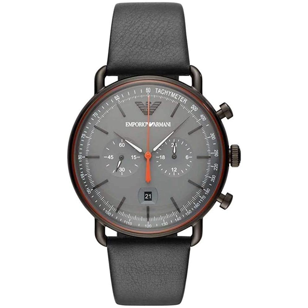 Emporio Armani AR11168 Men's Aviator Black Watch