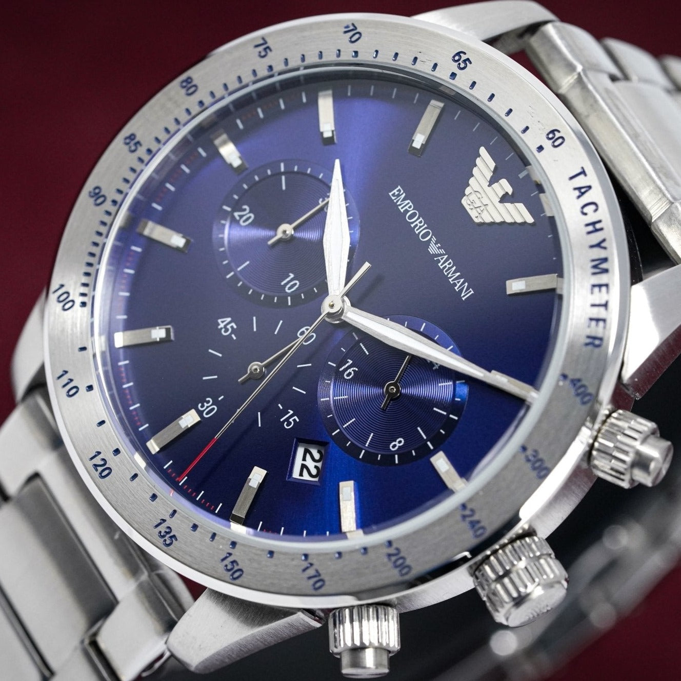 Emporio Armani AR11306 Men's Mario Chronograph Watch