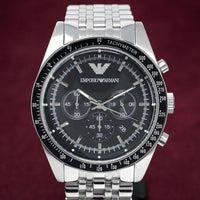 Emporio Armani AR5988 Men's Tazio Chronograph Steel Watch