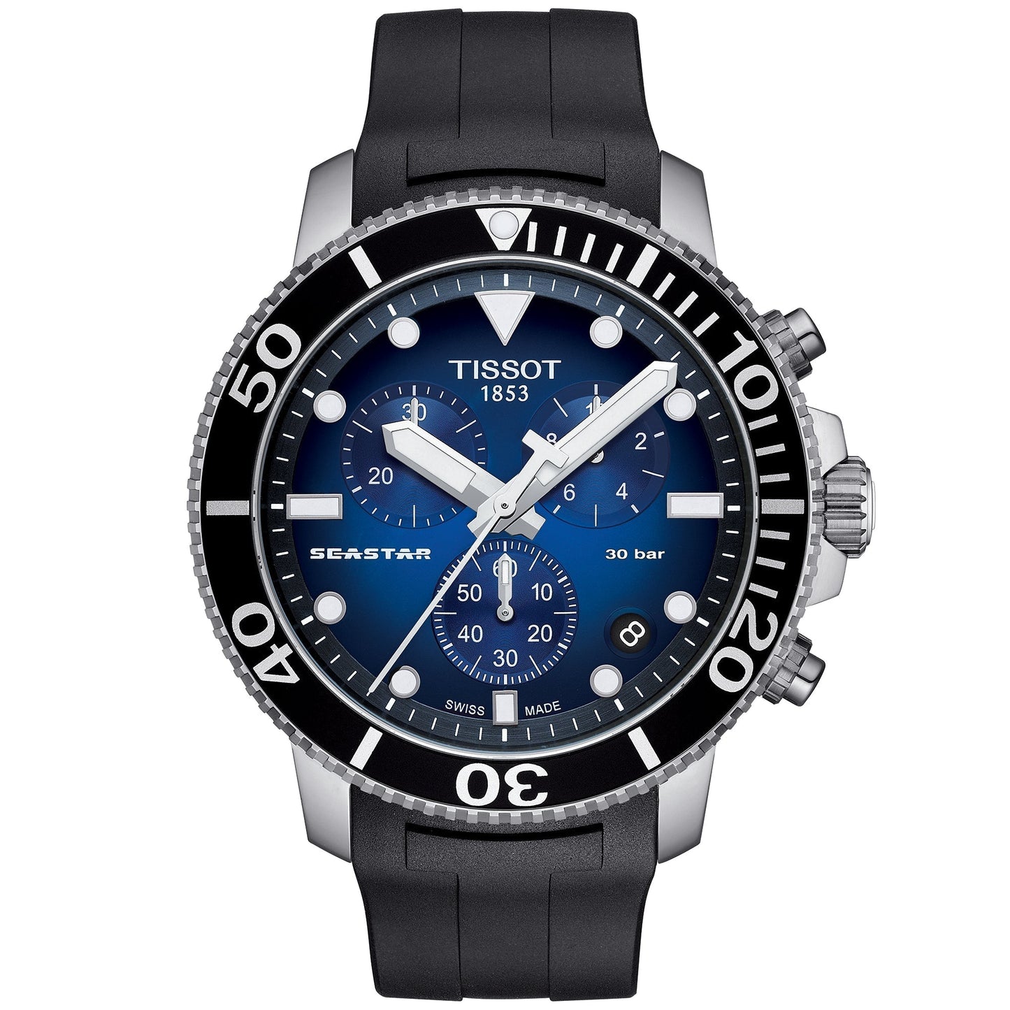 Tissot Seastar 1000 Chronograph Men's Blue Watch T1204171704100