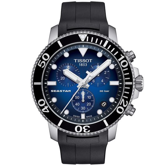 Tissot Seastar 1000 Chronograph Men's Blue Watch T1204171704100