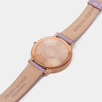 Emporio Armani Kappa Mother Of Pearl White Dial Pink Leather Strap Watch For Women - AR11130