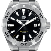 Tag Heuer Aquaracer Black Dial Silver Steel Strap Watch for Men - WBD1110.BA0928