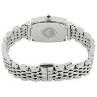 Emporio Armani Gianni T-Bar Quartz White Dial Silver Steel Strap Watch For Women - AR11405