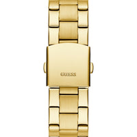 Guess Gents Badge Gold Tone Stainless Steel Watch GW0782G1