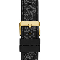 Guess Gents Catrin Gold Tone Silicone Watch GW0784G1