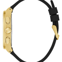 Guess Gents Catrin Gold Tone Silicone Watch GW0784G1